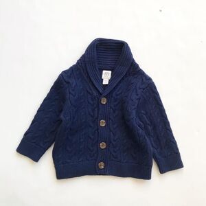 Babygap cable knit  cardigan EUC 6-12 months